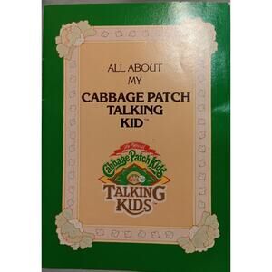 Cabbage Patch Kids Parent Guide For Talking Kid Doll Booklet 1987 Coleco Vintage